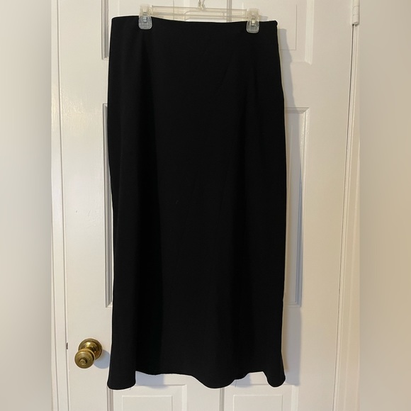 Lane Bryant Black Midi Length Skirt - Picture 1 of 2